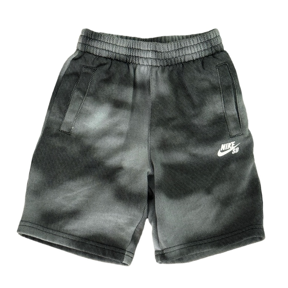 Boys Nike SB Black and Grey Sweat Shorts